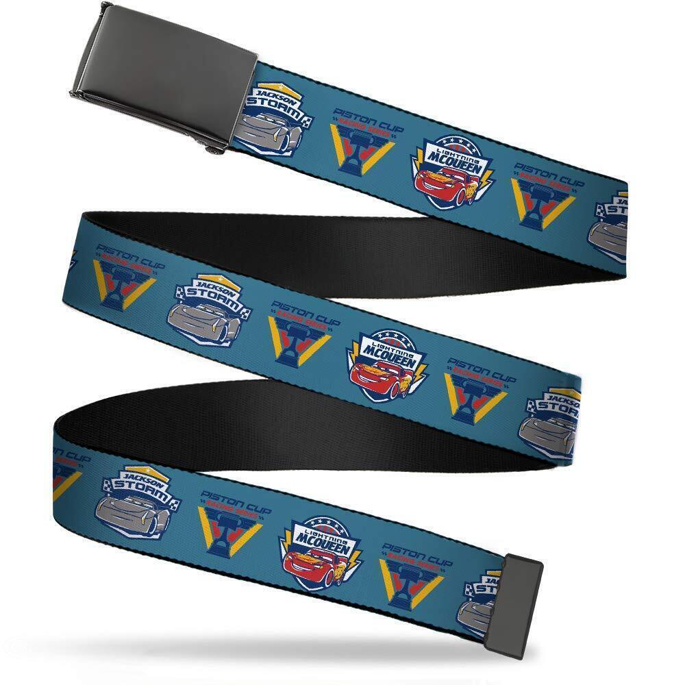 7493 Unisex-Adult's Web Belt Cars, Multicolor, 1.25" Wide-Fits up to 42"